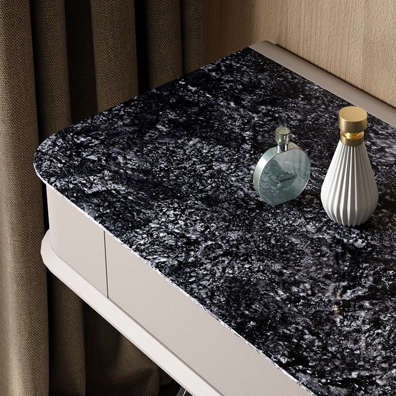 Modernism Stone Top Vanity 29.52" High Vanity Set with Stool