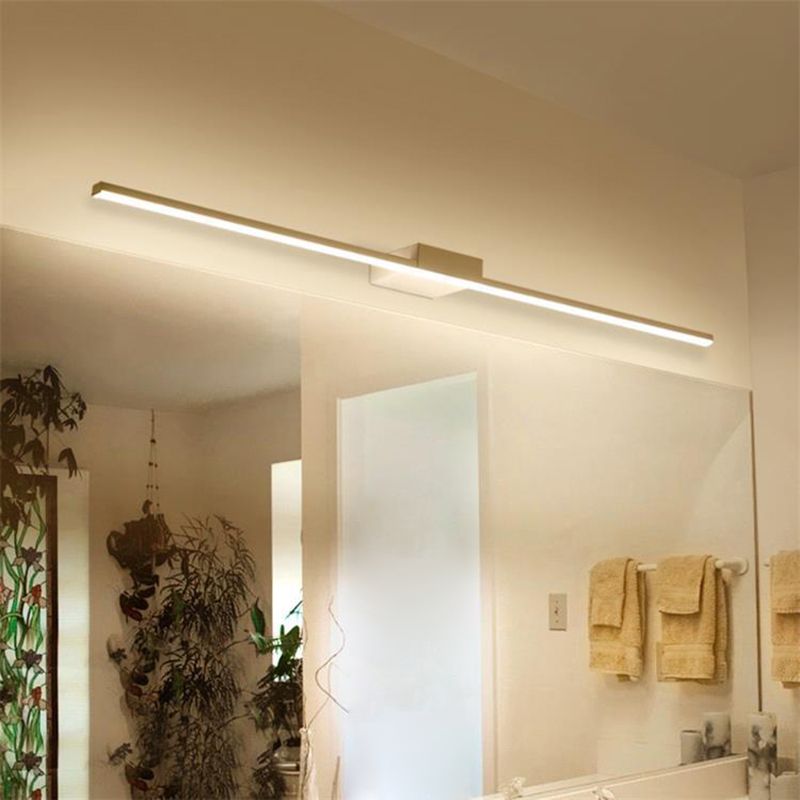 LED Linear Vanity Mirror Lights Modern Style Metal Vanity Sconce pour salle de bain