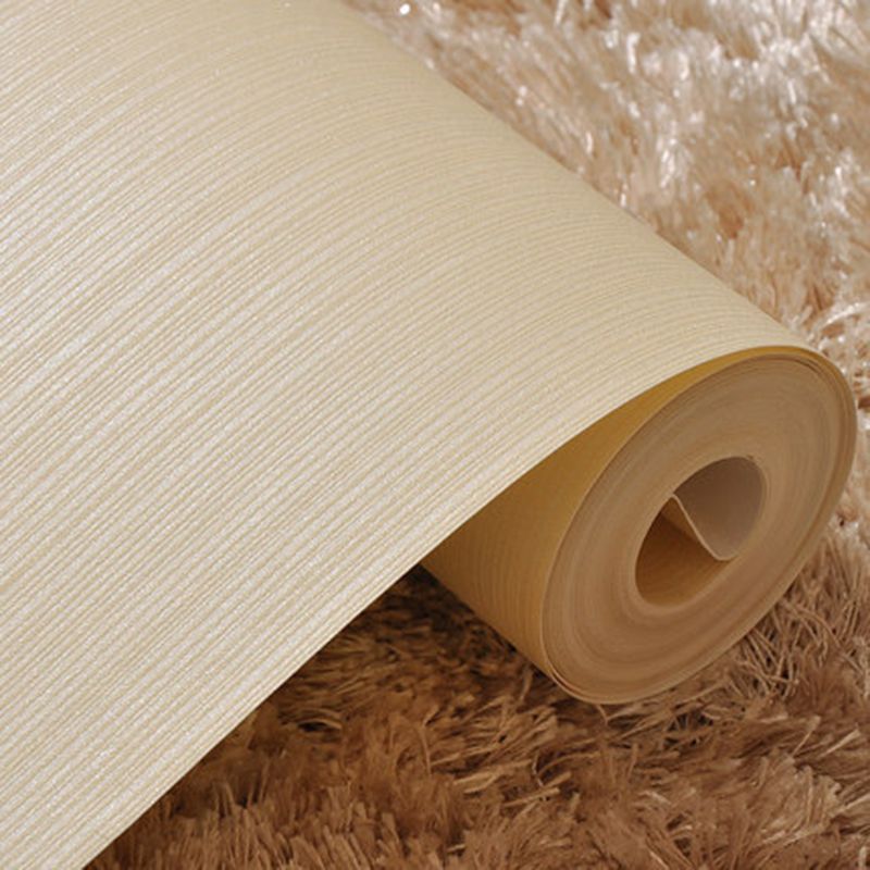 Pure Colored Wallpaper Roll Modern Non-Pasted Dinning Room Wall Decor, 57.1-sq ft