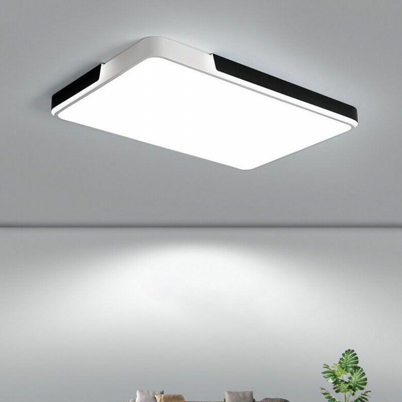 Geometrische acryl inbouwverlichting Minimalistisch wit LED-inbouwarmatuur