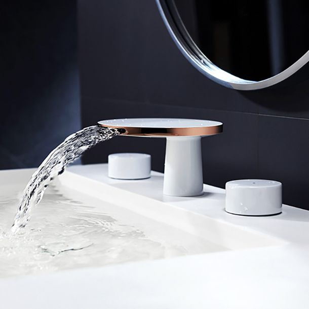 Modern Deck Mounted Metal Tub Faucet Trim Fixed Tub Faucet Trim