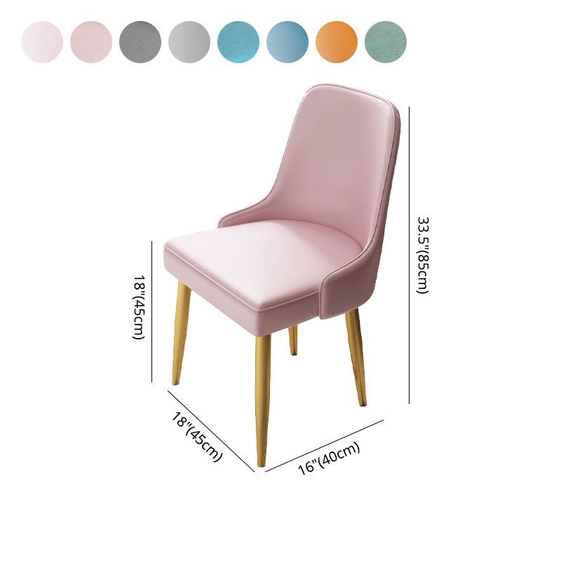 Sedie da pranzo in stile glam da cucina sedia a bracciole con gambe metalliche