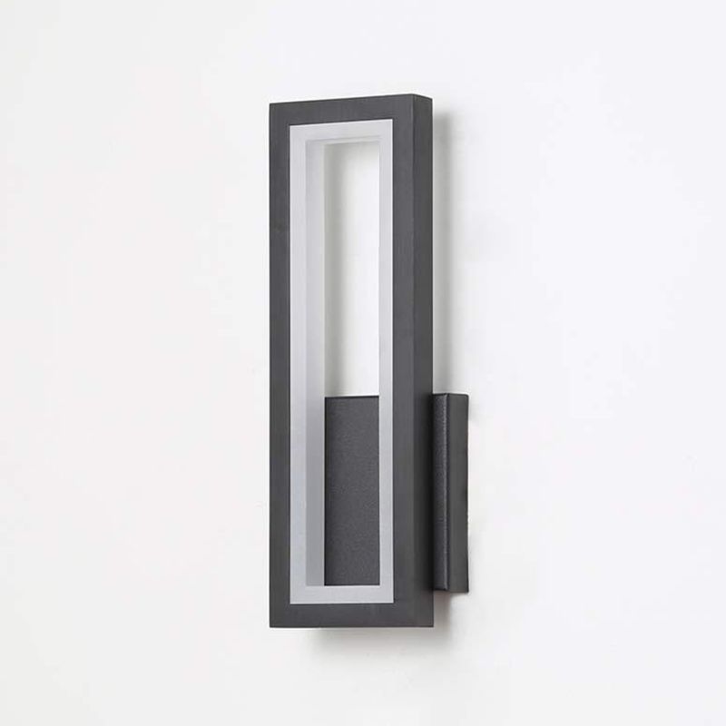 Forme carrée 1 éclairage mural clair