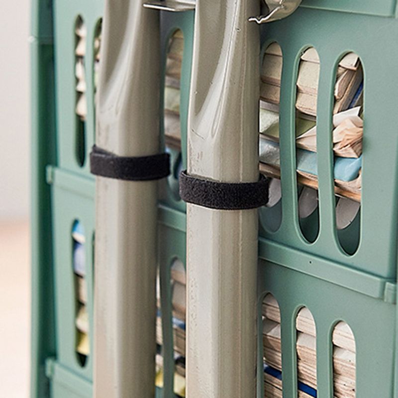 Contemporary Plastic Geometric Bookshelf Closed Back Bookshelf for Classroom