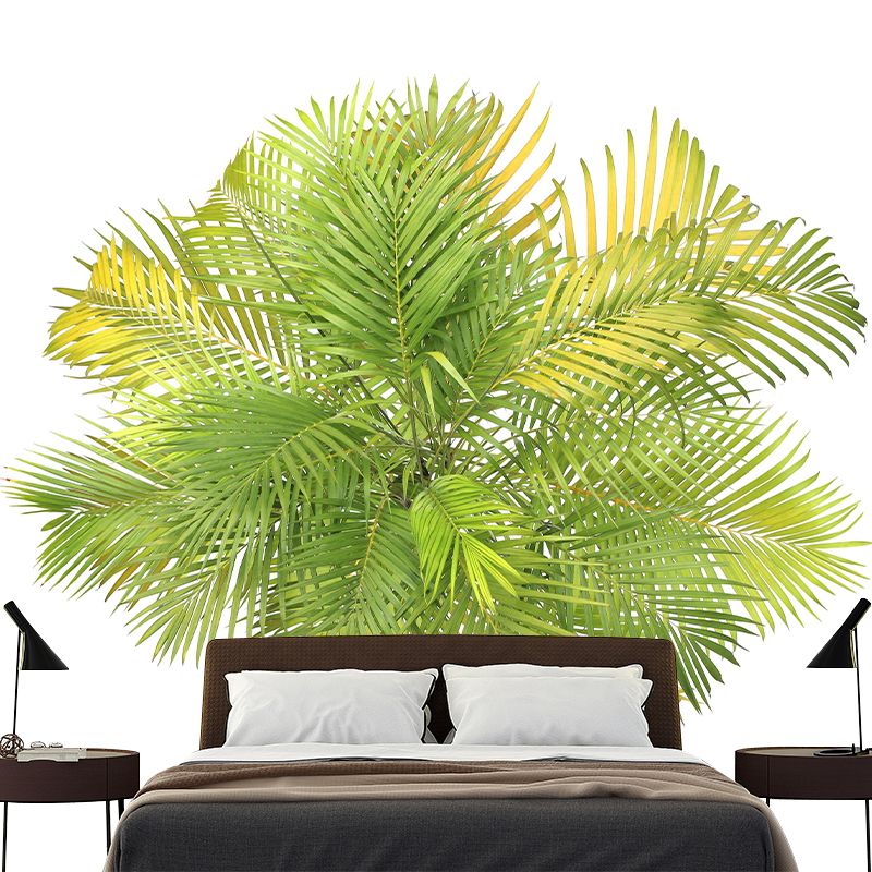 Customized Tropical Leaves Wall Mural Indoor Decoration Mural for Living Room