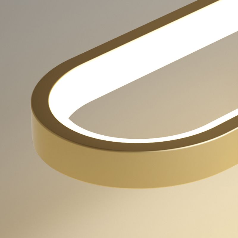 LED créatif moderne LED suspendu lampe en aluminium linéaire Lumière avec une teinte acrylique