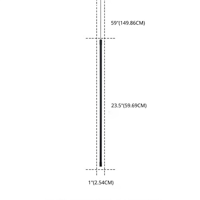 Assayeur de pendentif linéaire minimaliste moderne