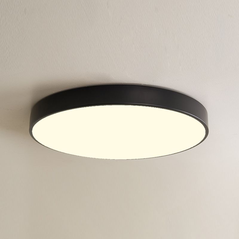 Plafonniers encastrés noirs, luminaire de plafond contemporain pour salon