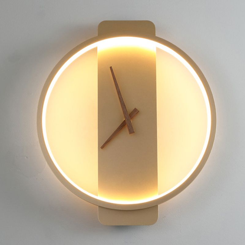 Single Contemporary Brass/Black Wall Mounted Sconce Metal Wall Light for Bedroom