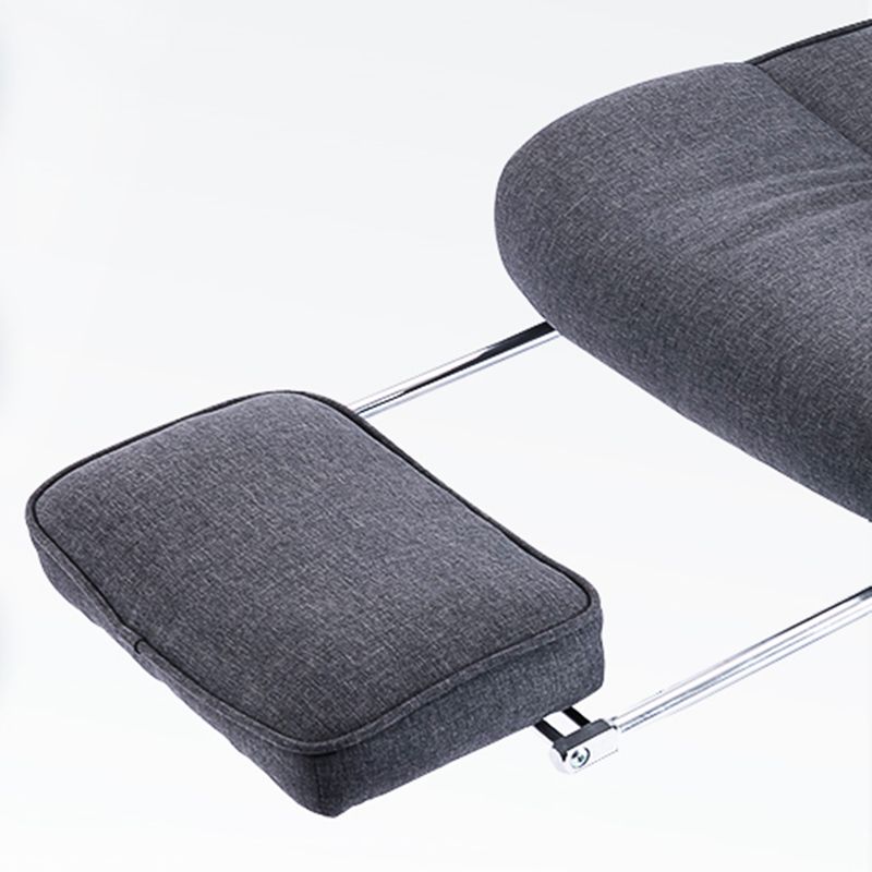 Modern Slide Chair Padded Arms No Distressing Ergonomic Chair with Wheels