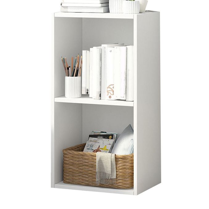 Closed Back Engineered Wood Shelf Bookcase Floor Contemporary Bookshelf with Shelves