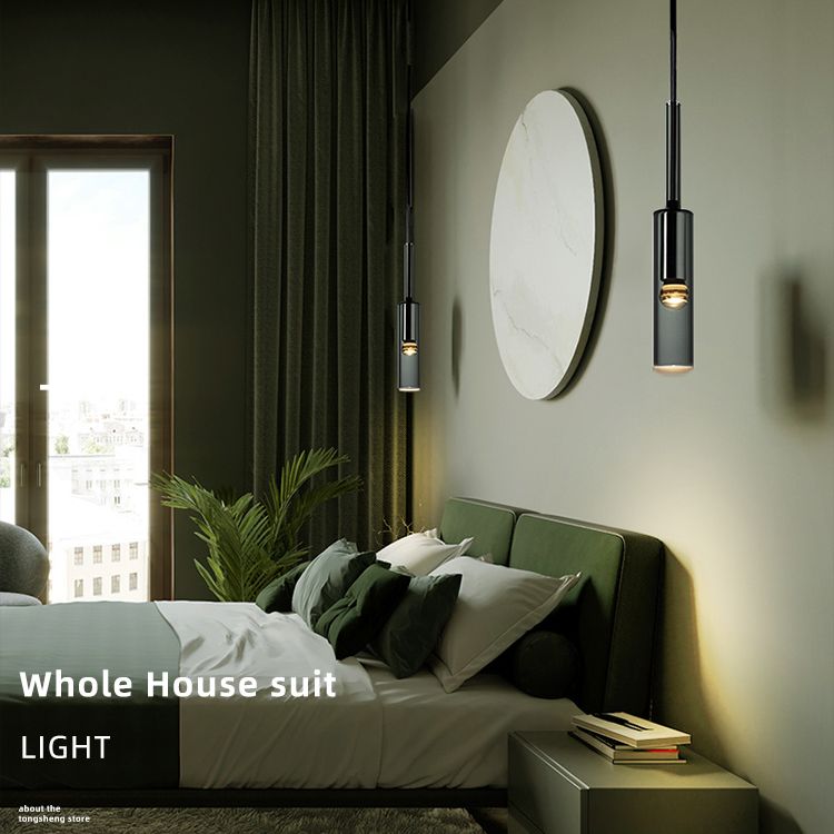 1-Ligth Crystal Pendant Lighting Fixtures Minimalism Ceiling Pendant for Dining Room