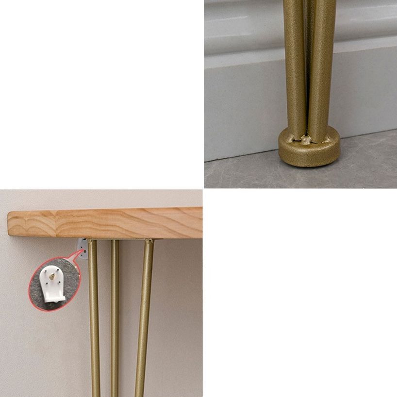31.5 Inch Height Console Table Solid Wood Contemporary Console