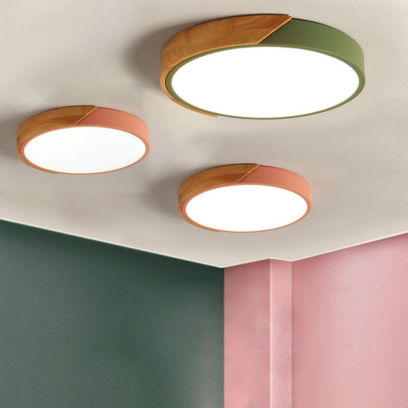Éclairage encastré LED de style nordique moderne simple pour salon salle à manger