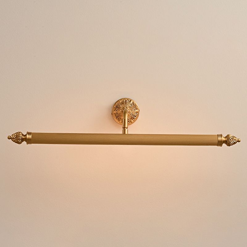 Modern Vanity Lighting Brass LED Wall Light Fixture for Bathroom