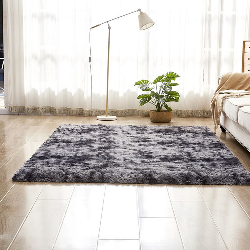 Nordic Living Room Area Rug Multi-Colored Tie Dye Rug Synthetics Washable Pet-Friendly Non-Slip Rug