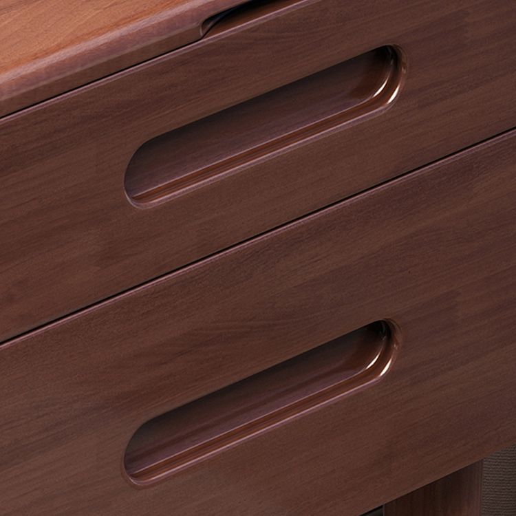 Contemporary Solid Wood Make-up Vanity Home Vanity Desk with 2 Drawers