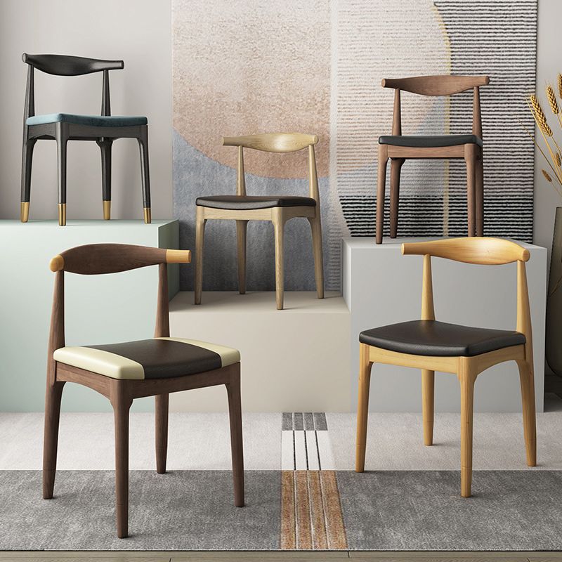 Entryway Dining Chairs Armless Wooden Dining Room Chairs for Kitchen