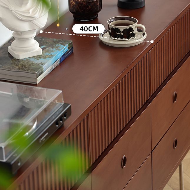 Brown Storage Chest Wooden Storage Chest Dresser with Drawers