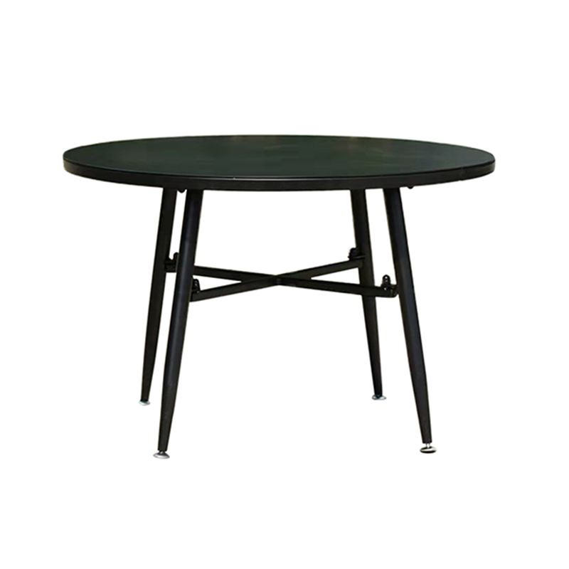Modern Black Bistro Table Set 1/2/4/5 Pcs Metal Bistro Table and Chairs