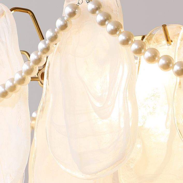 Contemporary Ceiling Lamp Creative Glass Flush Mount Light Fixture