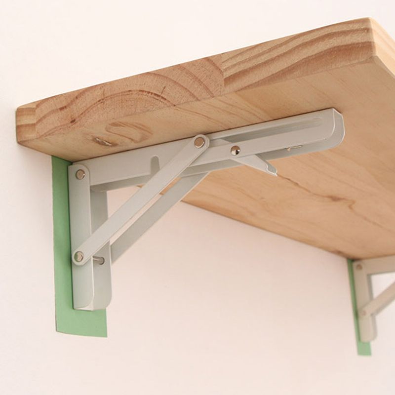 Natural Contemporary Floating Bookshelf Wall Mounted Wooden Shelf