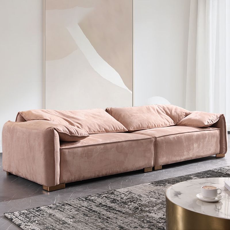 Modern Living Room Sofa Pillow Top Arm Sewn Pillow Back Seating