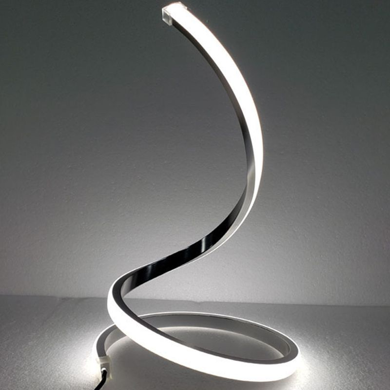 Lampada da notte a LED per camera da letto in metallo Semplicità creativa da comodino a forma di serpente