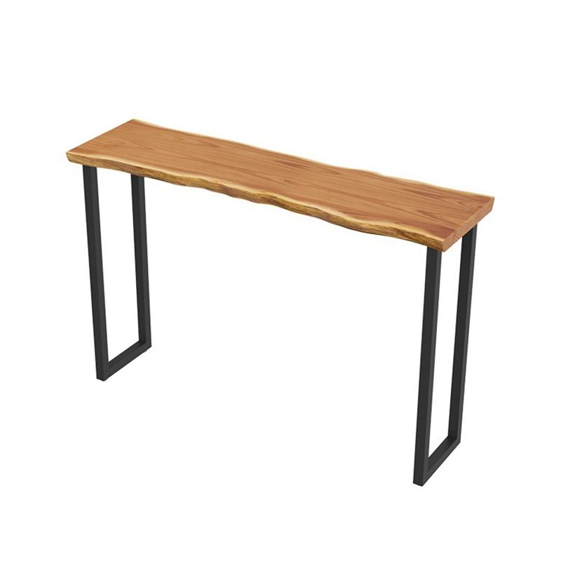 Industrial Style Solid Wood Bar Table Rectangle Bar Dining Table for Indoor
