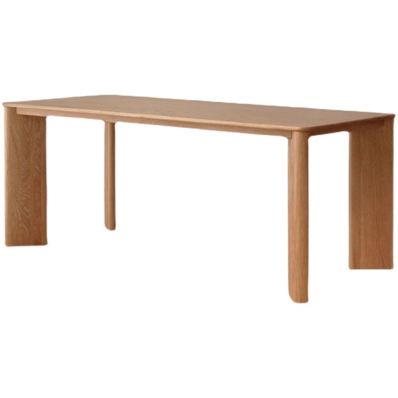 Tripod Base Dining Table Modern Natural Wood Top Dining Room Collection