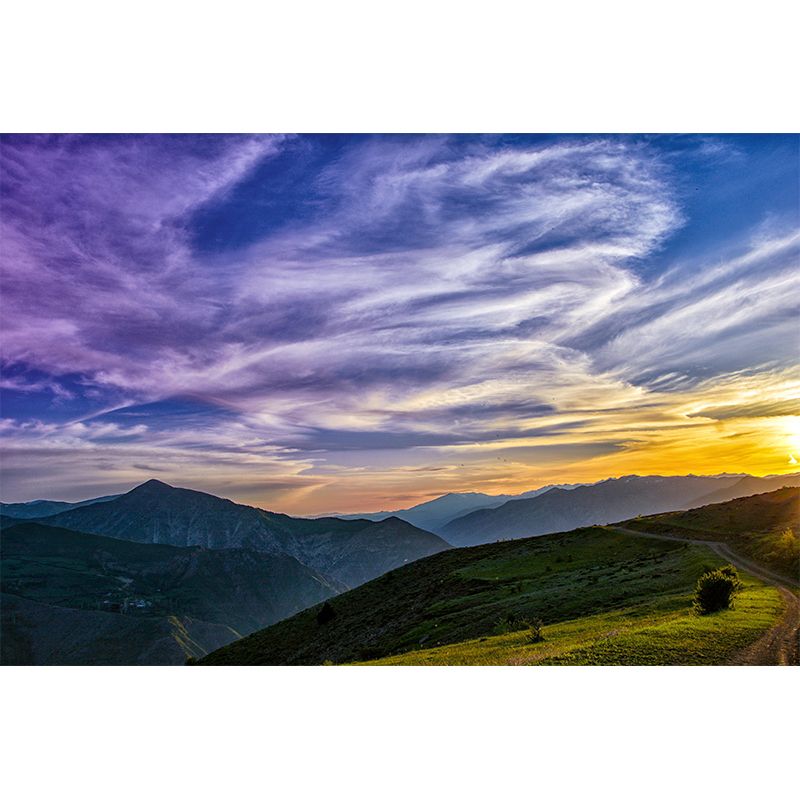 Sky Cloud Photography Style Sky Mural Wallpaper Mildew Resistant for Home Decor