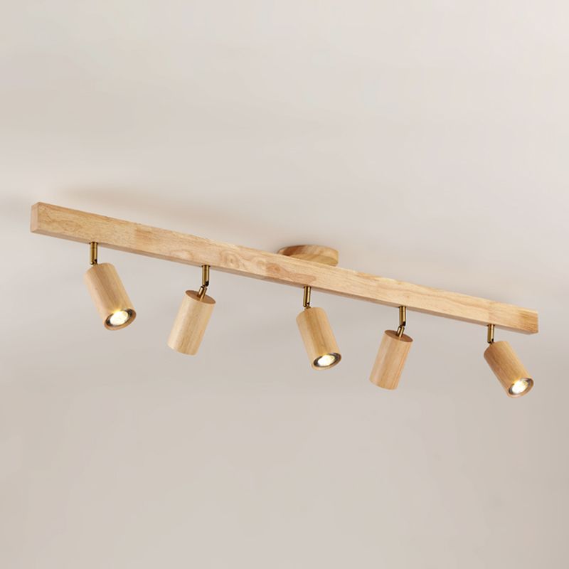 Solid Brass Ceiling Track Light Multi - Head Adjustable Ceiling Spotlight