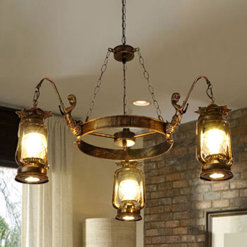 Accesorio de techo industrial Bar de colgante múltiple de luz múltiple luz de restaurante Light