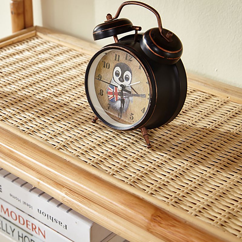 Contemporary Bamboo Bookcase Home Standard Bookshelf in Natural