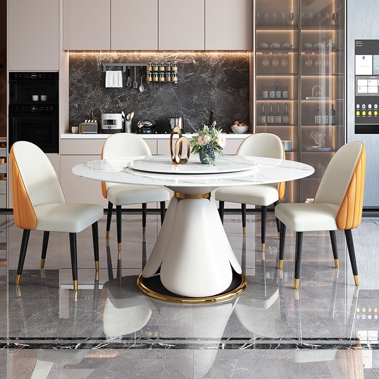 Noordse stijl lederen eetkamerstoel thuiszijde Parsons stoel voor keuken