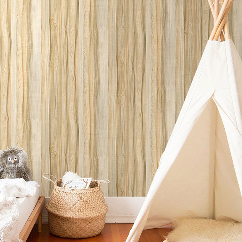 Rustic Wood Wallpaper PVC 29.1 sq ft. Simple Self-Adhesive Wall Covering