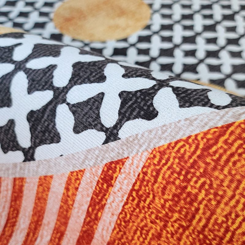 Prachtig polyester tapijt Modern wasbaar Wasbaar Rug woonkamer vloerkleed met niet-slipachter