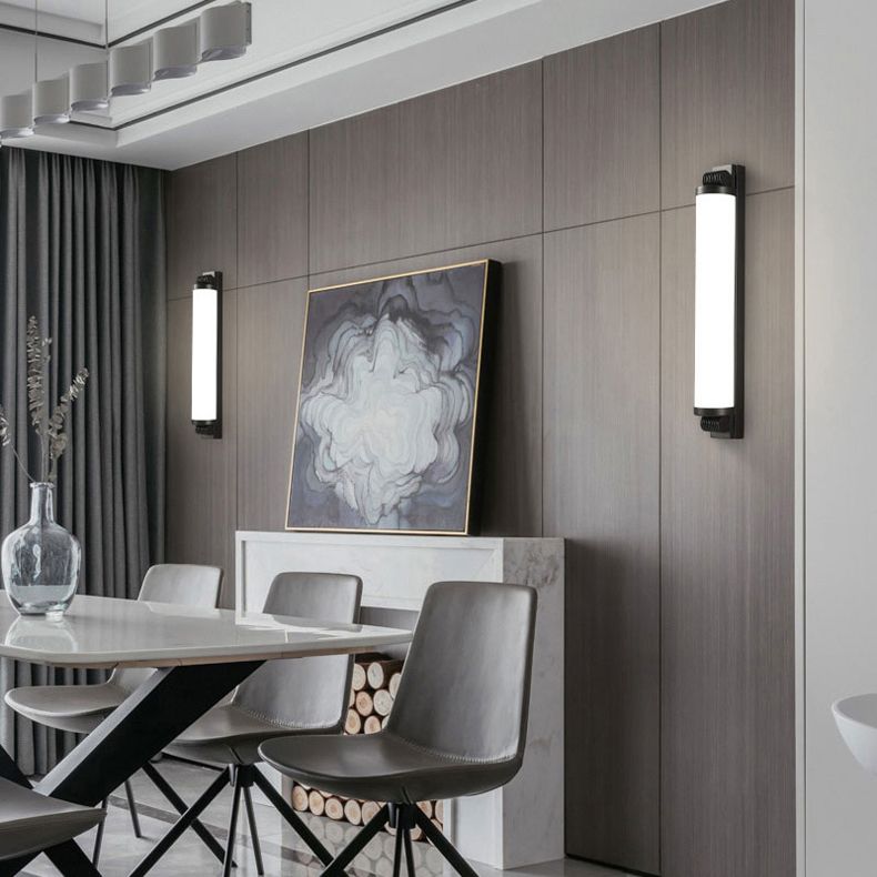 Moderner Stil Metall Wandleuchte geometrische einzelne leichte LED -Wandleuchten für Schlafzimmer