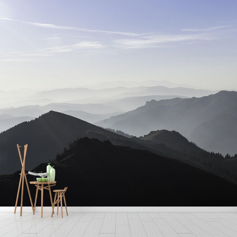 Photography Eco-friendly Mural Wallpaper Mountain Sitting Room Wall Mural