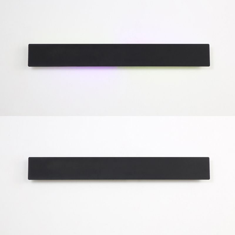 Modern Minimalist Style Rectangle Wall Lighting Fixtures Metal Wall Sconces for Living Room