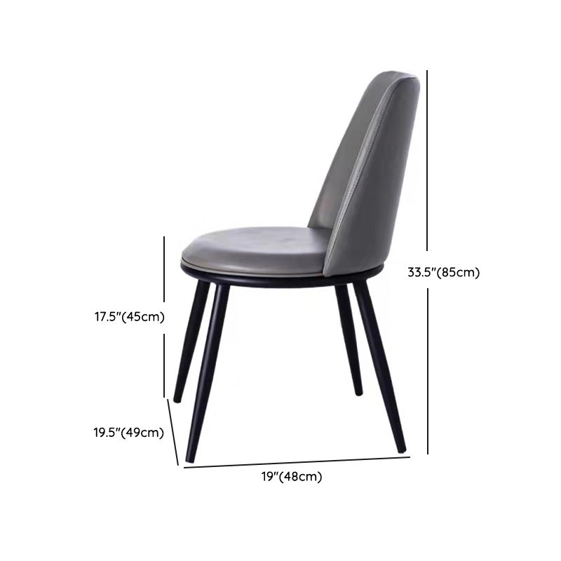 Glam Dinette Set with Faux Leather Chairs 1/4/5/7 Pieces Dining Table Set