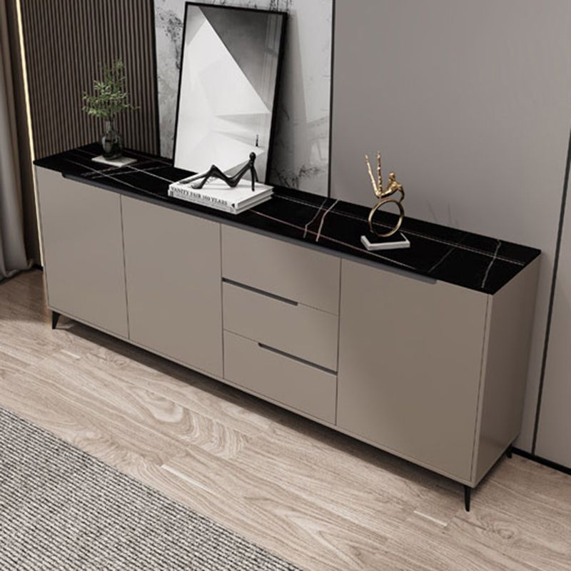 15.6-inch Width Contemporary Storage Chest Stone Dresser with 3 Drawers