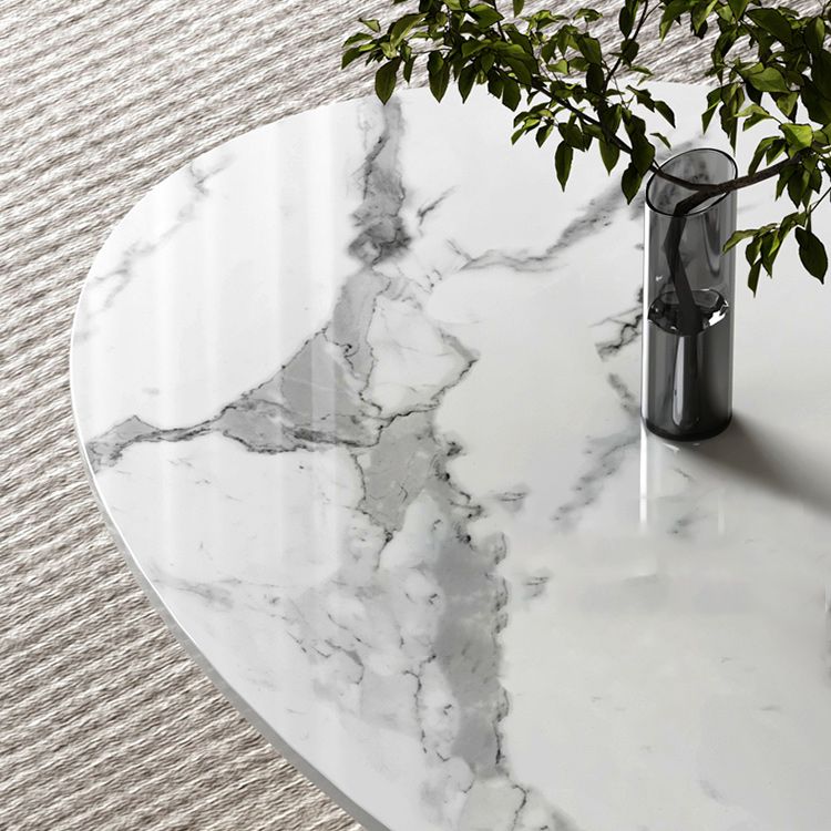 Glam Abstracts Coffee Cocktail Table Oval Cocktail Table for Home