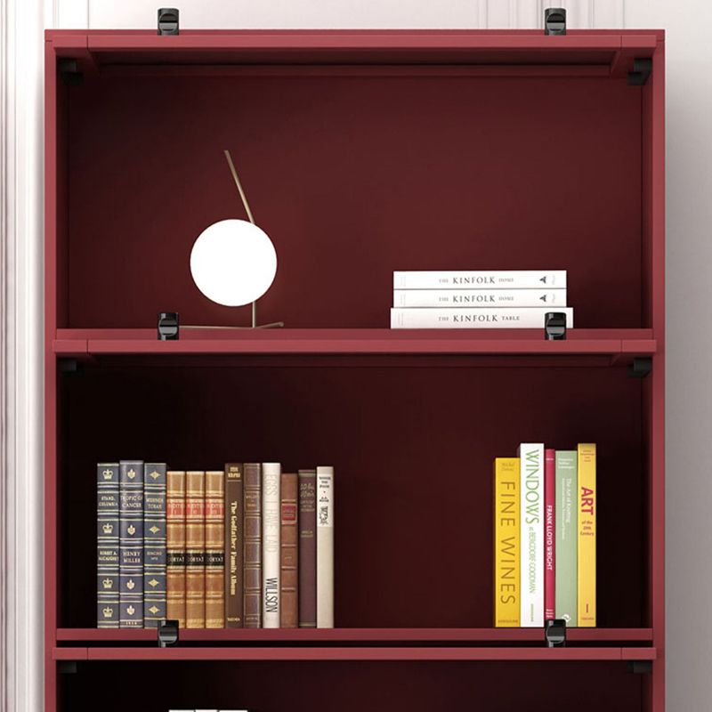 Closed Metal Bookcase Nordic Minimalist Home Living Room Bedroom Bookshelf