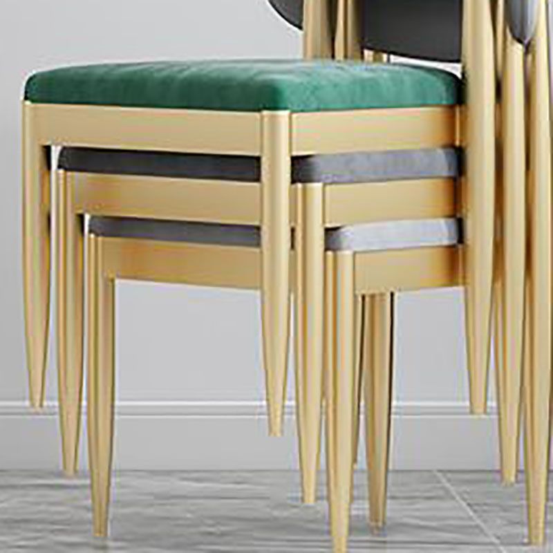 Glam Style 1/5 pièces Ensemble de restauration Rectangle Table de table de table pour salle à manger