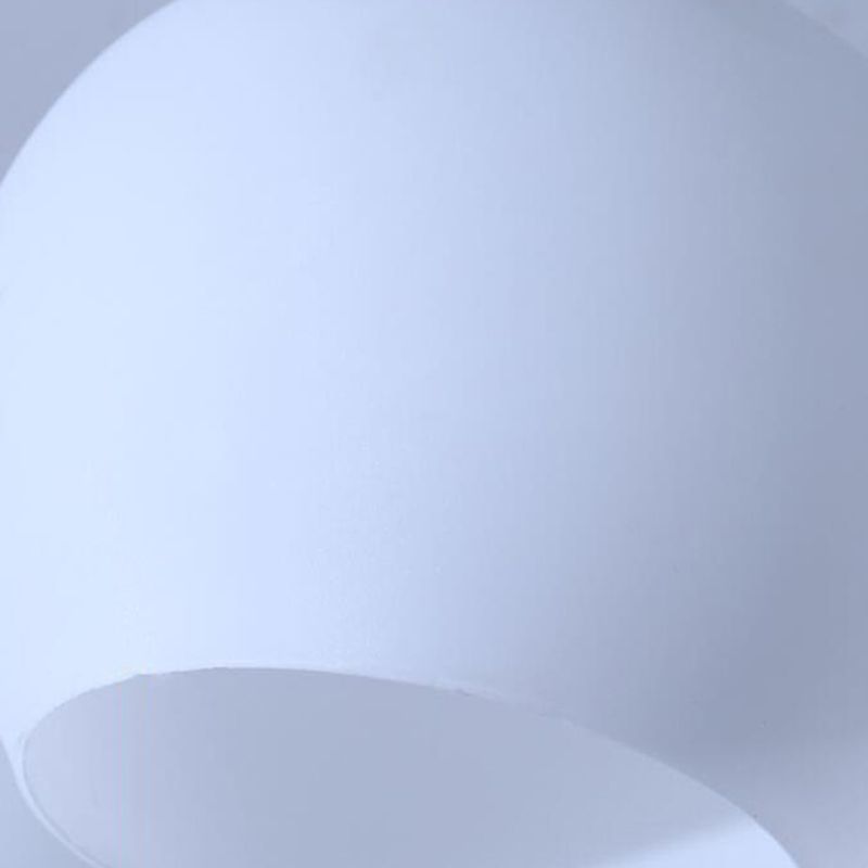 Lámpara de montaje de semi raspadilla de sala de estar de estilo moderno de techo de techo de techo de tono de cúpula