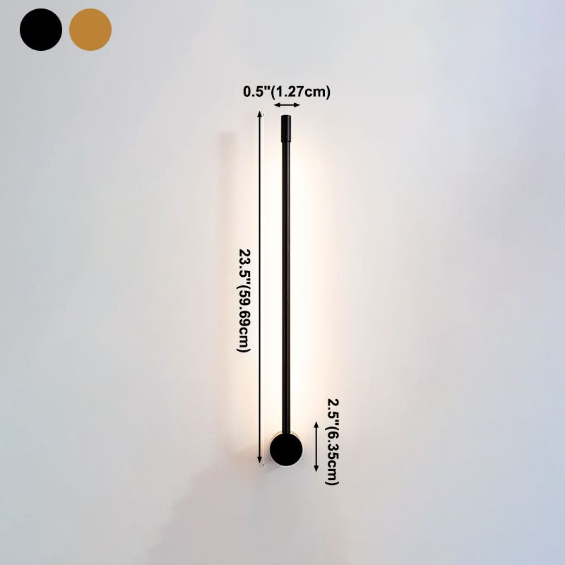 Zeitgenössischer kreativer linearer Wandleuchten Wohnzimmer Esszimmer Wandleuchte