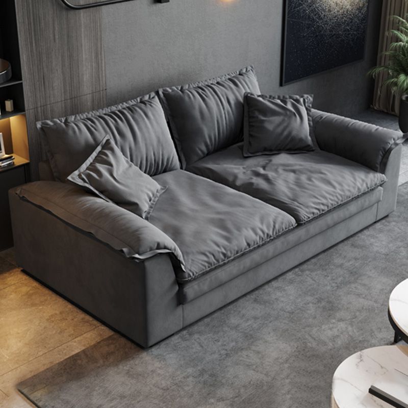 Contemporary Loose Back 33.46" H Sofa Pillow Top Arm Sofa & Chaise