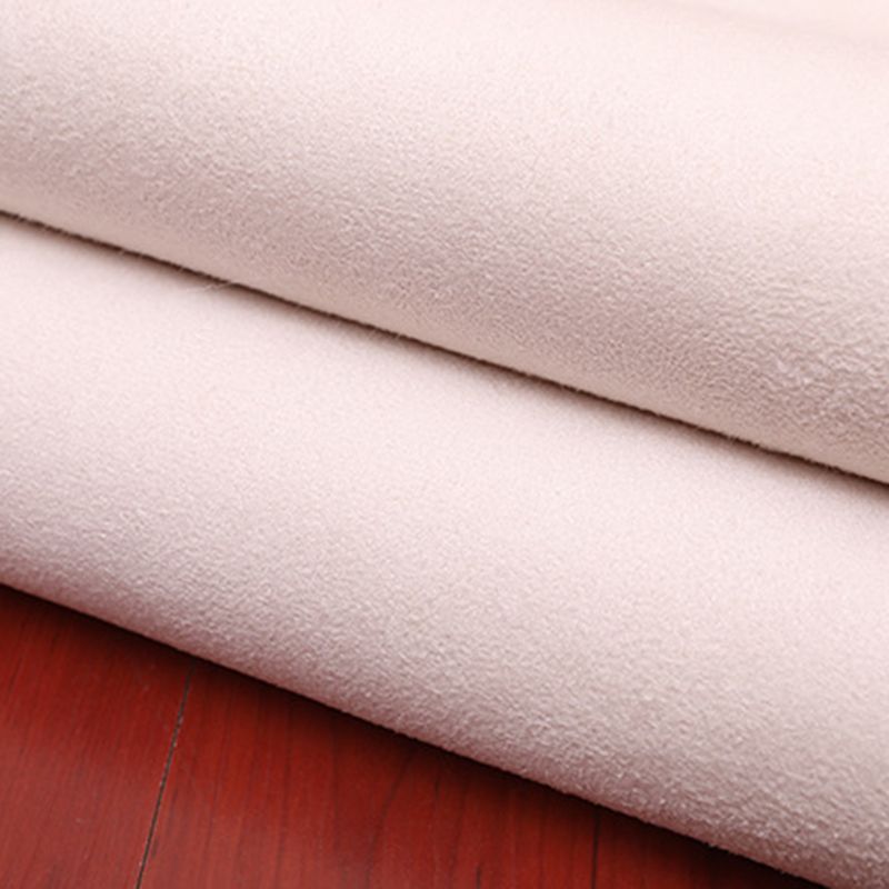 Fancy Pink Area Carpet Polyester Solid Color Area Rug Stain Resistant Indoor Rug for Bedroom
