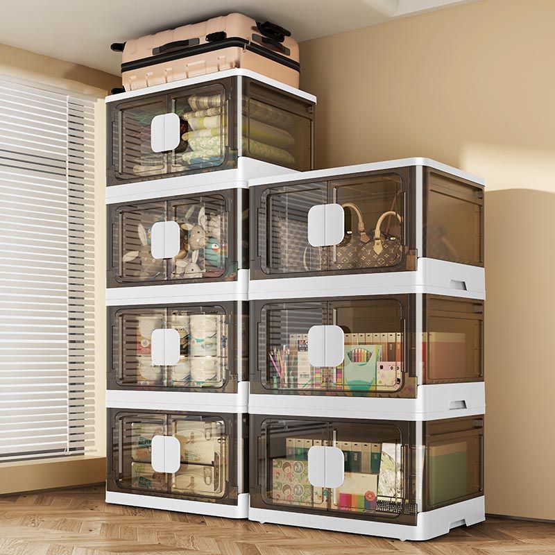 Hinged Storage Cabinet Contemporary Non-Hanging Wardrobe Closet